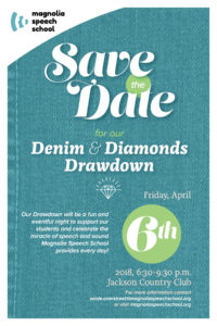 Denim and Diamonds Drawdown Save the Date April 6 2018